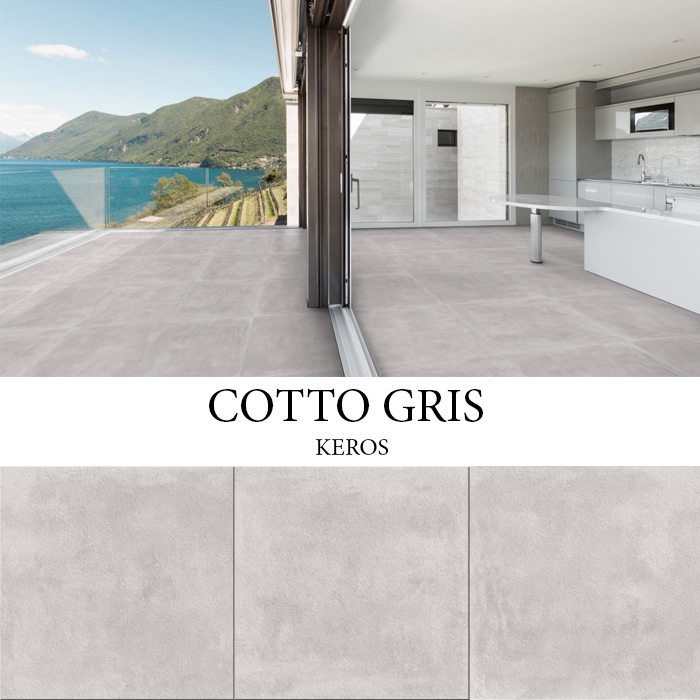 KEROS COTTO GRIS 80x80